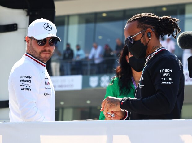 Valtteri Bottas, Lewis Hamilton