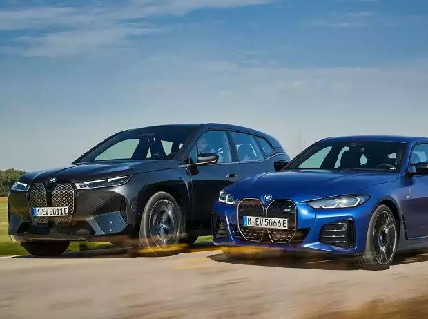 BMW iX und i4 Titel-Bild zur News: BMW iX und i4