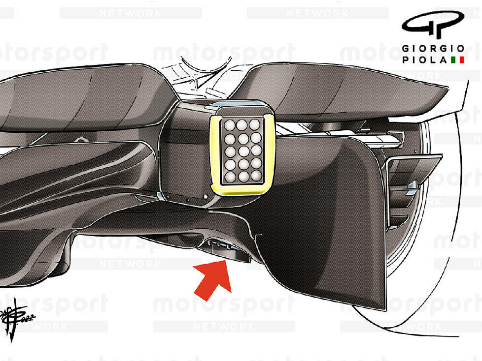 Diffusor beim Red Bull RB18