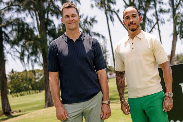 Lewis Hamilton Mercedes Mercedes F1 ~NFL-Star Tom Brady mit Lewis Hamilton (Mercedes) ~ Lewis Hamilton Mercedes Mercedes F1 ~NFL-Star Tom Brady mit Lewis Hamilton (Mercedes) ~
