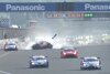 Bild zum Inhalt: Super GT Fuji 2022: Horrorcrash von Nissan-Fahrer auf Start/Ziel!