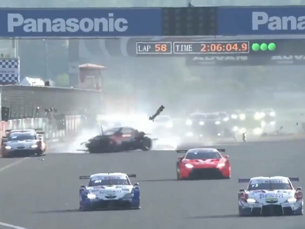 Super GT, Fuji, Unfall