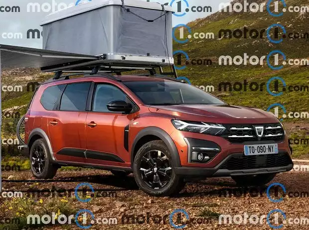 Dacia Jogger Camper als Rendering Titel-Bild zur News: Dacia Jogger Camper als Rendering
