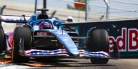 Fernando Alonso (Alpine A522) im Freien Training zum Formel-1-Rennen in Miami 2022