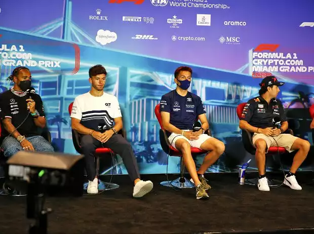 Alexander Albon, Lewis Hamilton, Pierre Gasly, Sergio Perez, Lance Stroll Titel-Bild zur News: Alexander Albon, Lewis Hamilton, Pierre Gasly, Sergio Perez, Lance Stroll