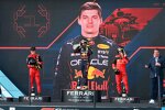 Charles Leclerc (Ferrari), Max Verstappen (Red Bull) und Carlos Sainz (Ferrari) 