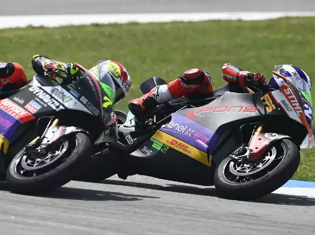 Mattia Casadei, Dominique Aegerter Titel-Bild zur News: Mattia Casadei, Dominique Aegerter