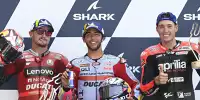 Bild zum Inhalt: MotoGP-Liveticker Le Mans: Bastianini siegt, Bagnaia stürzt - Quartararo P4