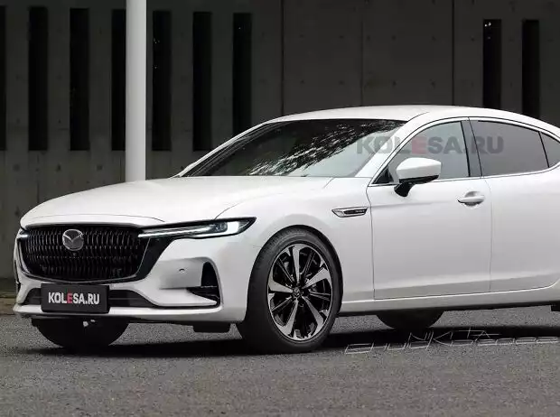 Mazda6 mit CX-60-Design Titel-Bild zur News: Mazda6 mit CX-60-Design