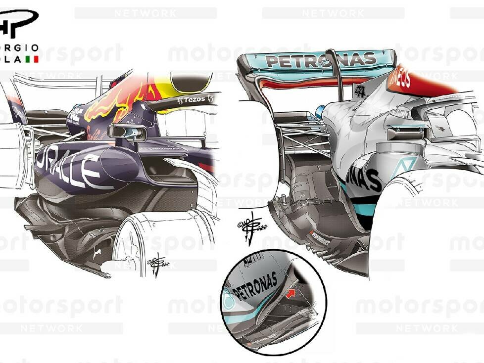 Vergleich: Red Bull RB18 vs. Mercedes W13 in der Formel 1 2022