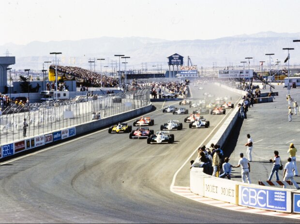 Start zum Grand Prix in Las Vegas (USA) 1981 Start zum Grand Prix in Las Vegas (USA) 1981