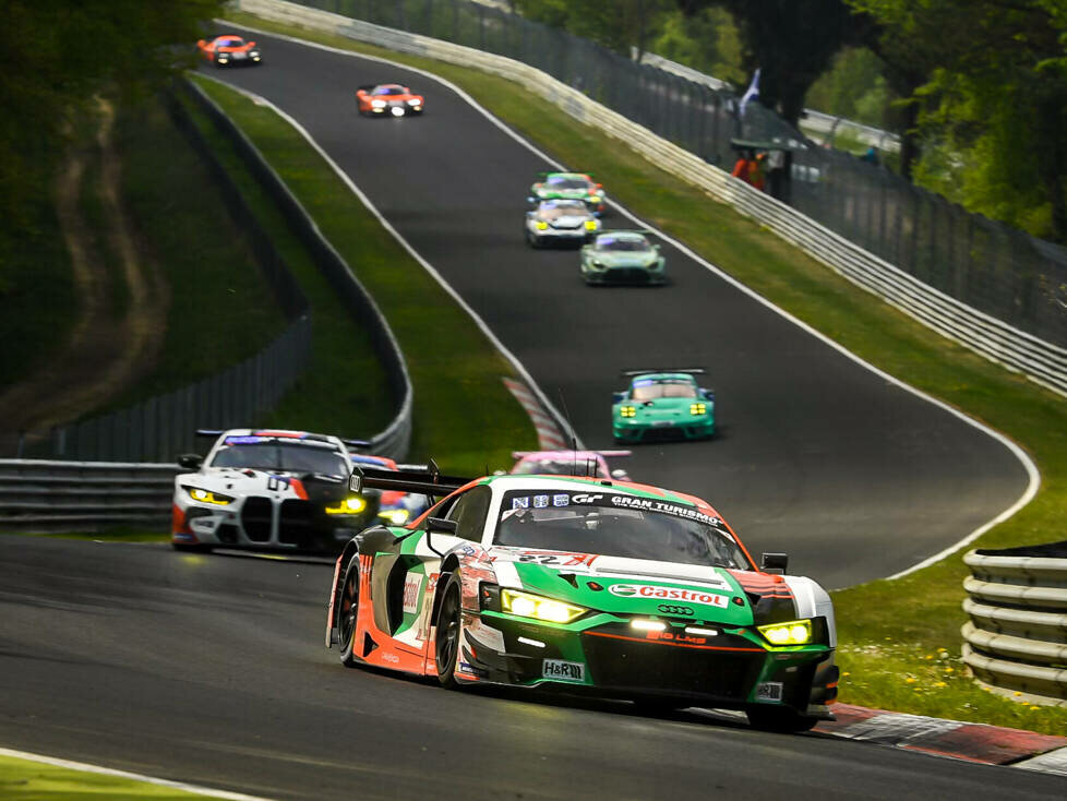 Audi R8 LMS des Teams Car-Collection auf der Nürburgring-Nordschleife