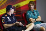 Max Verstappen (Red Bull) und Sebastian Vettel (Aston Martin) 