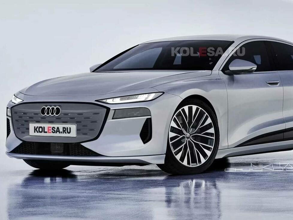 Audi A6 E-Tron Rendering