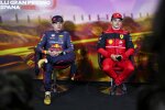 Max Verstappen (Red Bull) und Charles Leclerc (Ferrari) 