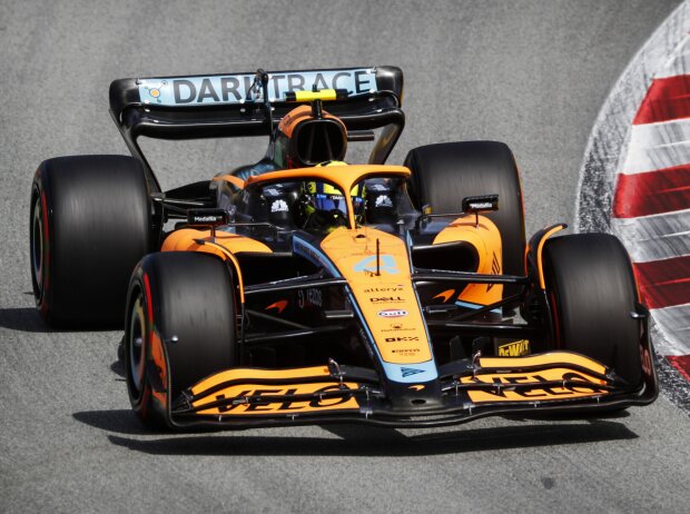 Titel-Bild zur News: Lando Norris (McLaren MCL36) im Qualifying zum Formel-1-Rennen in Spanien 2022