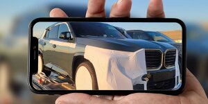 Schräge Optik: BMW XM fast ohne Tarnung gesichtet