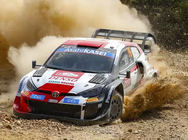 Titel-Bild zur News: Kalle Rovanperä bei der Rallye Portugal 2022
