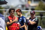 Carlos Sainz (Ferrari) und Valtteri Bottas (Alfa Romeo) 