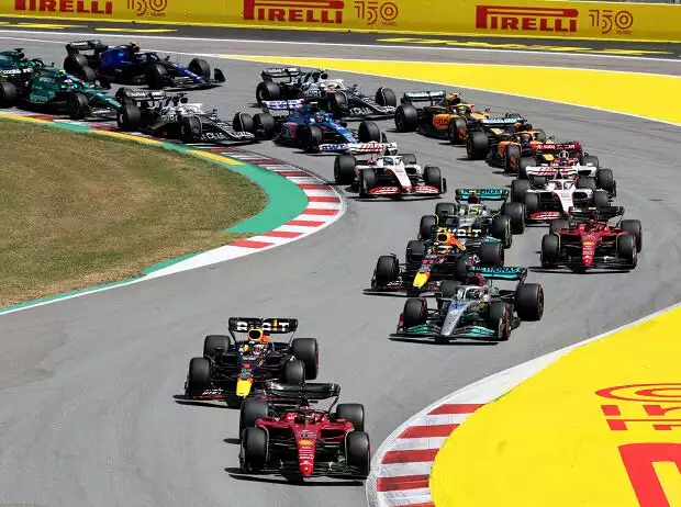 Charles Leclerc, Max Verstappen, George Russell, Sergio Perez, Carlos Sainz, Lewis Hamilton, Kevin Magnussen, Mick Schumacher Titel-Bild zur News: Charles Leclerc, Max Verstappen, George Russell, Sergio Perez, Carlos Sainz, Lewis Hamilton, Kevin Magnussen, Mick Schumacher
