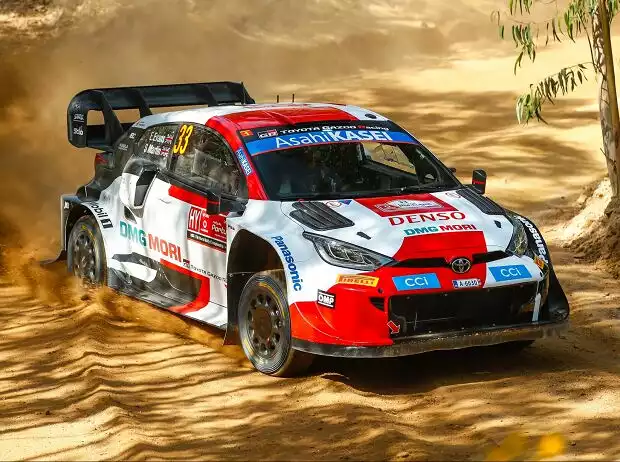 Elfyn Evans bei der Rallye Portugal auf Schotter Titel-Bild zur News: Elfyn Evans bei der Rallye Portugal auf Schotter