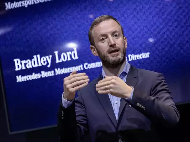 Bradley Lord, Kommunikationsdirektor des Mercedes-Teams Titel-Bild zur News: Bradley Lord, Kommunikationsdirektor des Mercedes-Teams