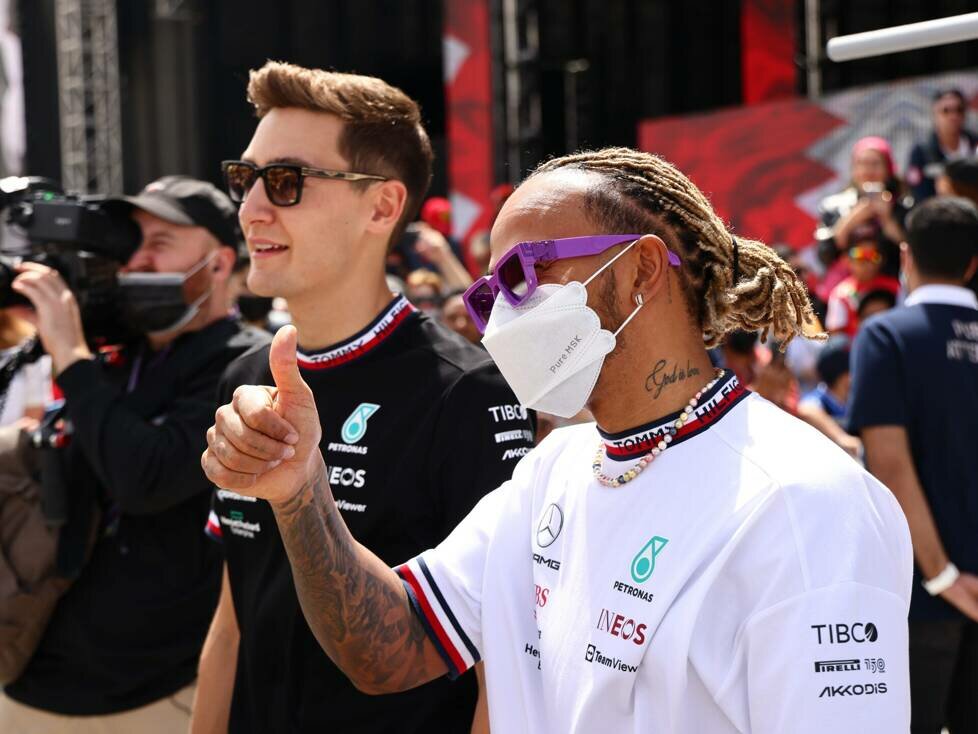 George Russell, Lewis Hamilton