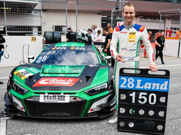 Christopher Haase bestritt am Samstag 150. Rennen im ADAC GT Masters