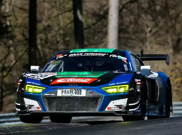 Audi R8 von Land-Motorsport beim Saisonauftakt der NLS Titel-Bild zur News: Audi R8 von Land-Motorsport beim Saisonauftakt der NLS