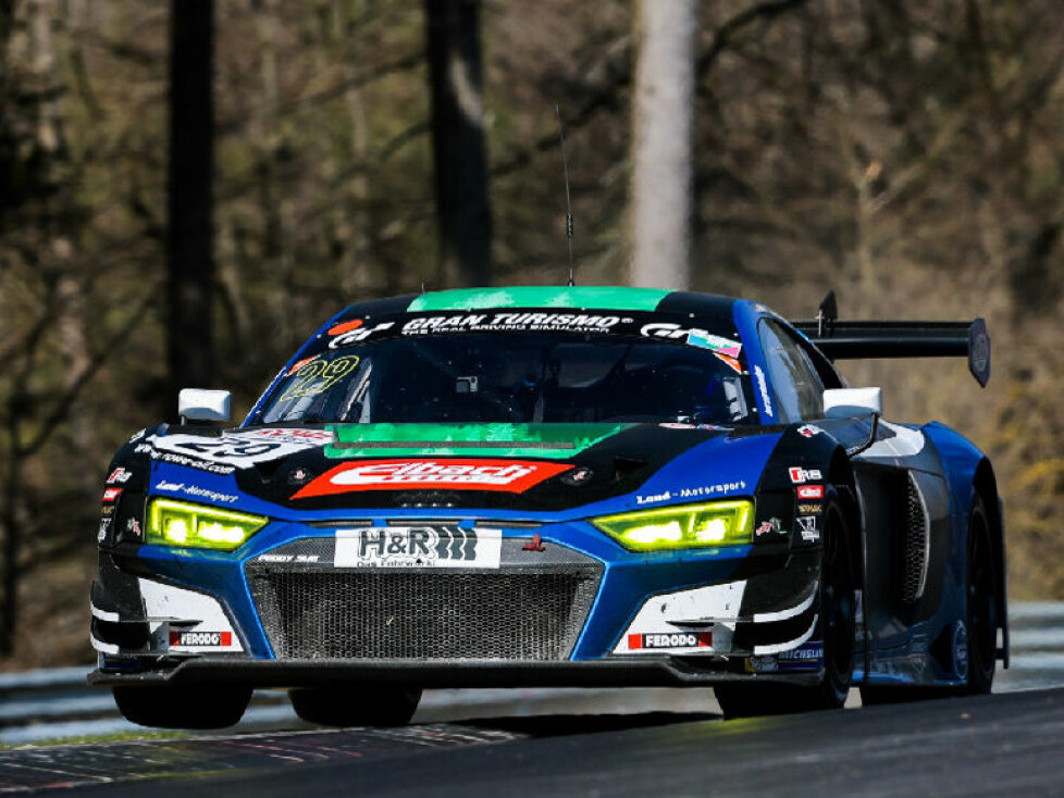 Audi R8 von Land-Motorsport beim Saisonauftakt der NLS