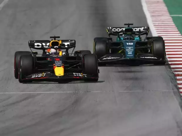 Max Verstappen, Lance Stroll Titel-Bild zur News: Max Verstappen, Lance Stroll