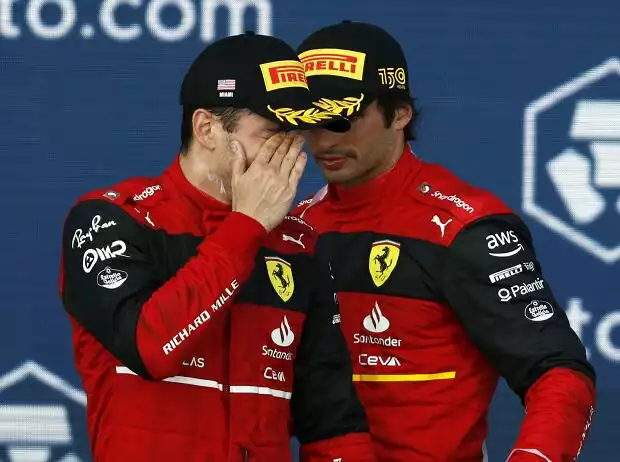 Titel-Bild zur News: Charles Leclerc, Carlos Sainz