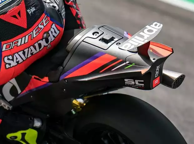 Aprilia Heckflügel Titel-Bild zur News: Aprilia Heckflügel