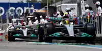 Bild zum Inhalt: Russell vs. Hamilton: Mercedes-Duo darf (noch) frei gegeneinander fahren