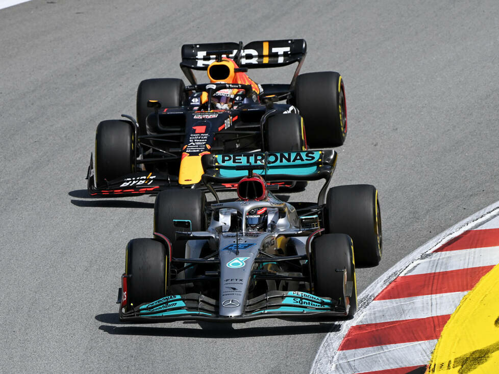 George Russell, Max Verstappen