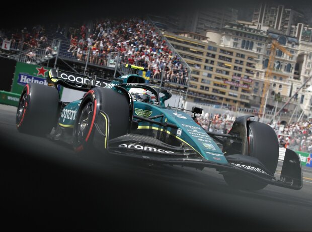 Titel-Bild zur News: Sebastian Vettel (Aston Martin AMR22) beim Qualifying zum Formel-1-Rennen in Monaco 2022