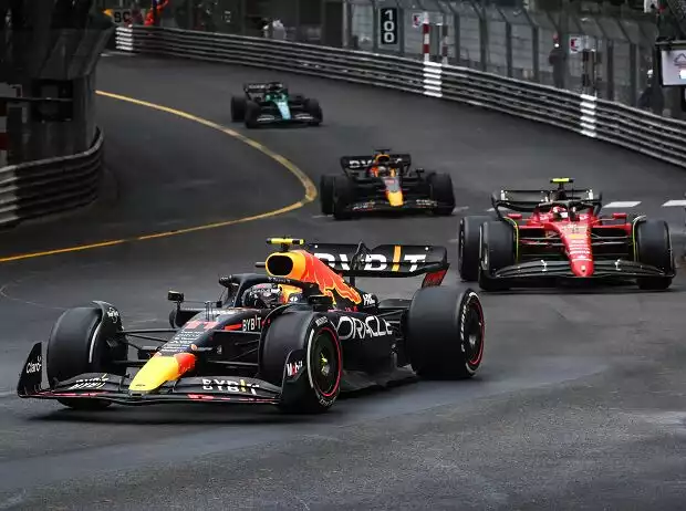 Sergio Perez, Carlos Sainz, Max Verstappen Titel-Bild zur News: Sergio Perez, Carlos Sainz, Max Verstappen