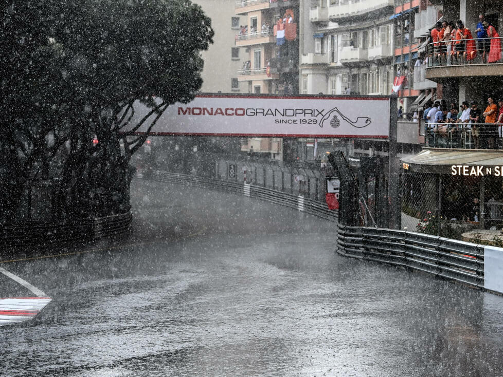 Regen beim Formel-1-Rennen von Monaco 2022