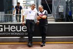 Haas-Teamchef Günther Steiner mit Alfa-Romeo-Teamchef Frederic Vasseur