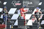 Francesco Bagnaia (Ducati), Fabio Quartararo (Yamaha) und Aleix Espargaro (Aprilia) 