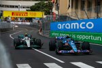 Esteban Ocon (Alpine) und Lewis Hamilton (Mercedes) 