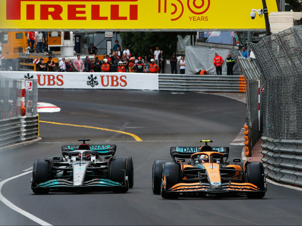 Lando Norris, George Russell