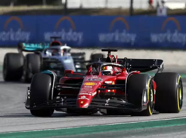 Charles Leclerc, George Russell Titel-Bild zur News: Charles Leclerc, George Russell