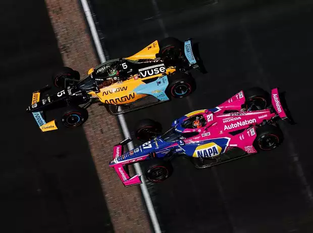 Patricio O'Ward, Alexander Rossi Titel-Bild zur News: Patricio O'Ward, Alexander Rossi
