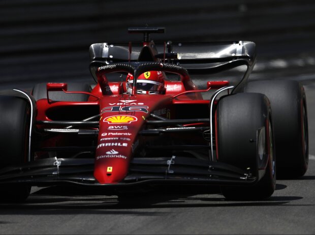 Charles Leclerc im Ferrari F1-75 beim Grand Prix in Monaco 2022 Charles Leclerc im Ferrari F1-75 beim Grand Prix in Monaco 2022