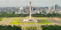 Skyline von Jakarta, Hauptstadt von Indonesien