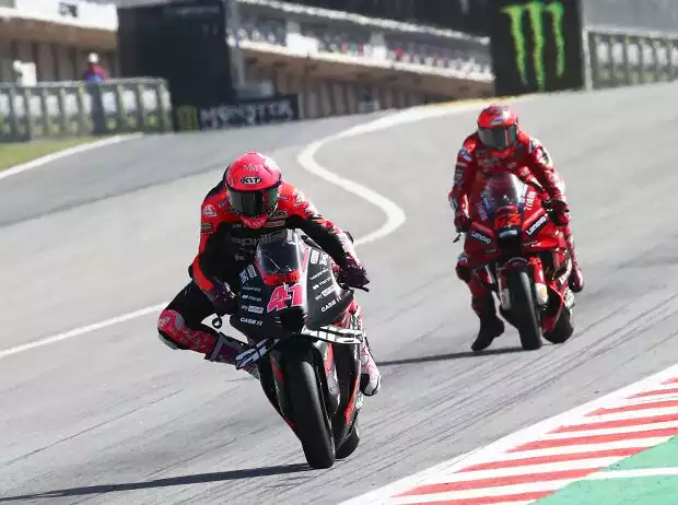 Aleix Espargaro, Francesco Bagnaia Titel-Bild zur News: Aleix Espargaro, Francesco Bagnaia