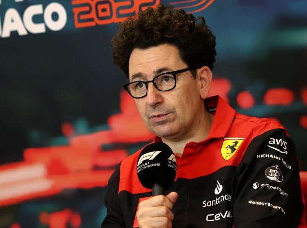 Ferrari-Teamchef Mattia Binotto vor dem Formel-1-Rennen in Monaco 2022