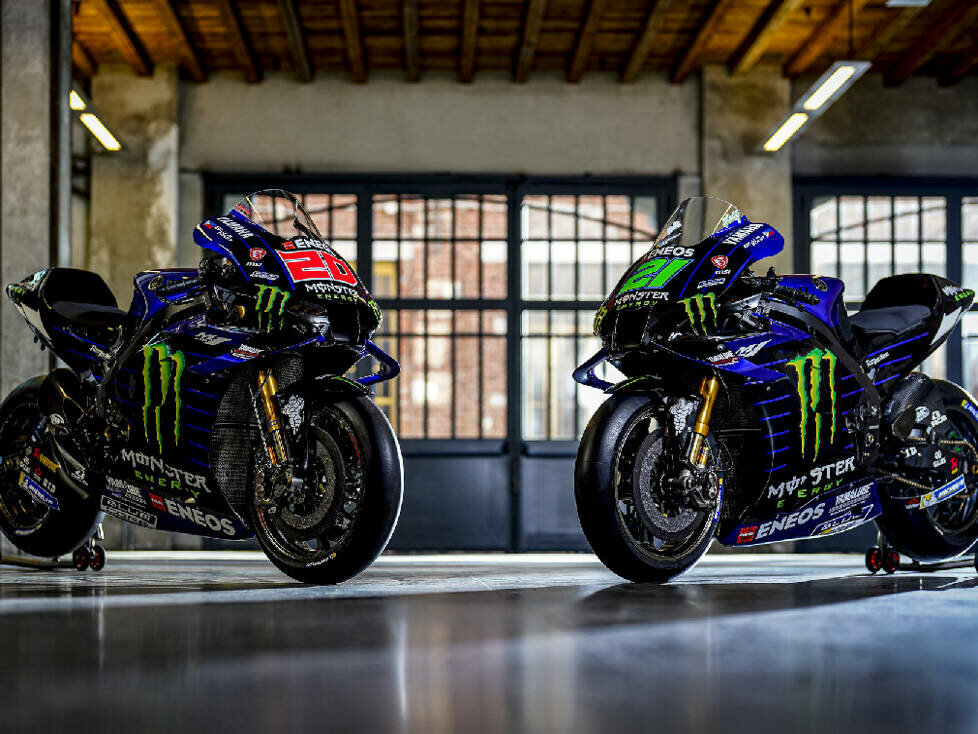 Yamaha YZR-M1 von Fabio Quartararo und Franco Morbidelli für die MotoGP-Saison 2022
