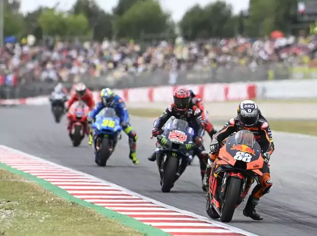 MotoGP-Action beim GP Katalonien 2021 in Barcelona Titel-Bild zur News: MotoGP-Action beim GP Katalonien 2021 in Barcelona
